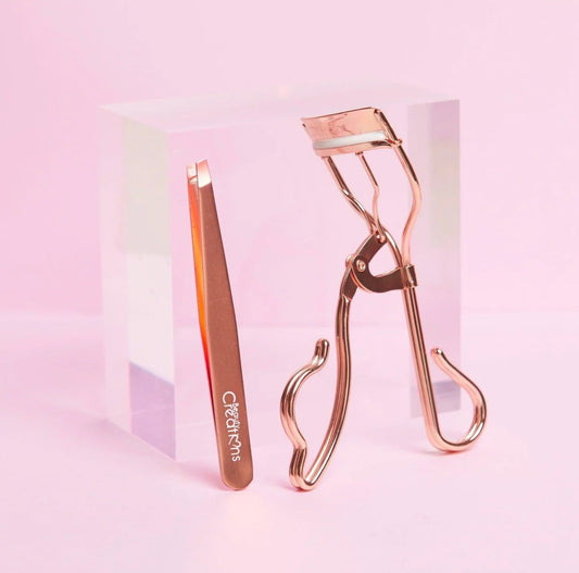 Eyelash Curler / Tweezer Set
